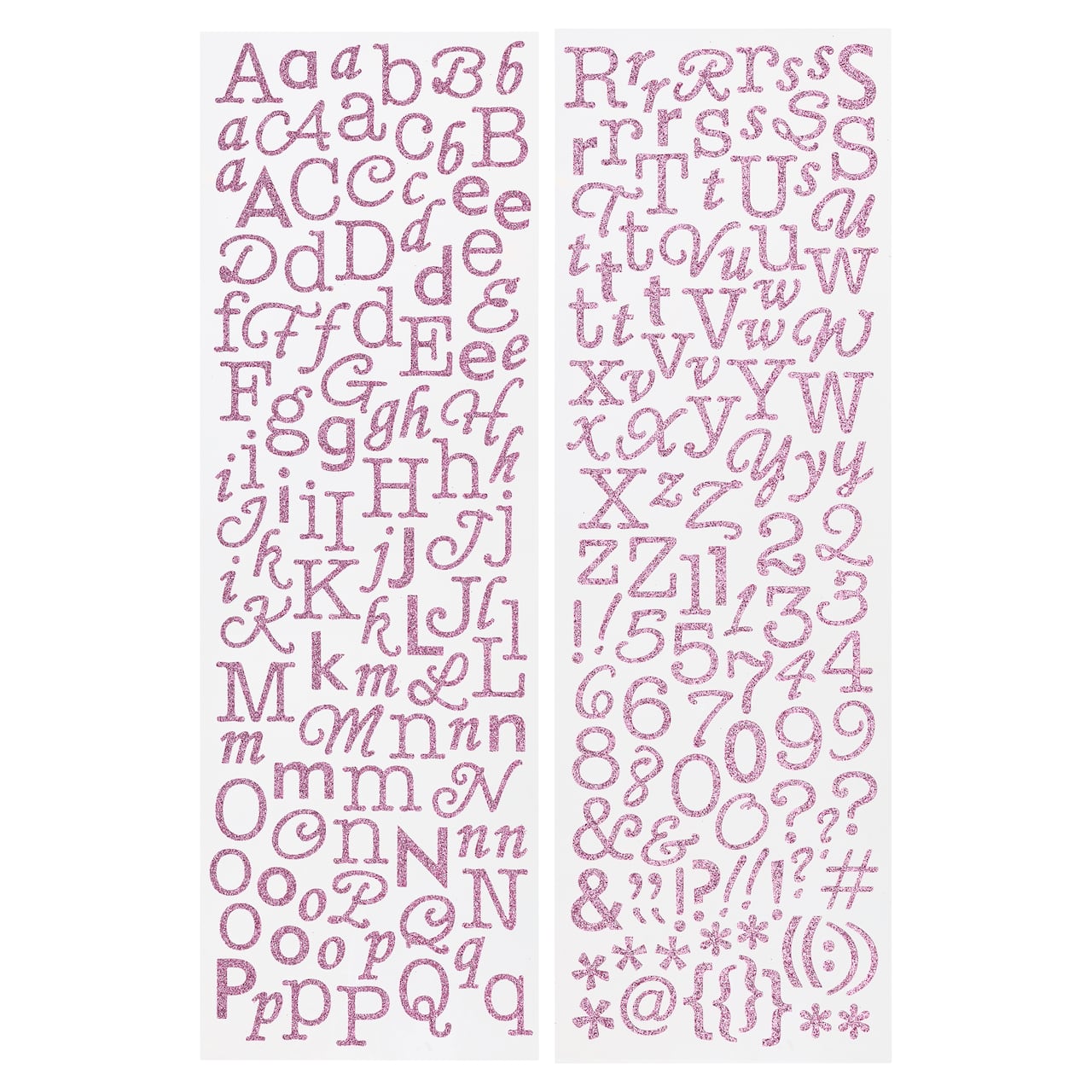 12 Pack: Glitter Alphabet Stickers by Recollections™